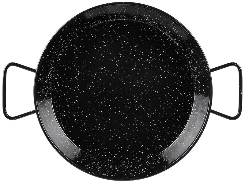 Garcima 12-Inch Enameled Steel Paella Pan, 30cm
